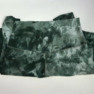 Tye Dye Green lululemon Align High Rise Pant 28”